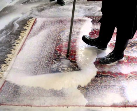 Red Persian Carpets Wash